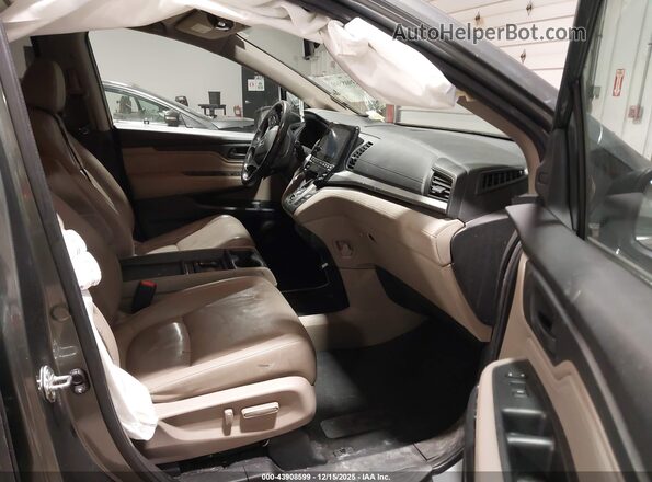 5FNRL6H86JB007596 2018 HONDA ODYSSEY Gray 