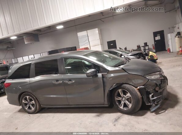 5FNRL6H86JB007596 2018 HONDA ODYSSEY Gray 