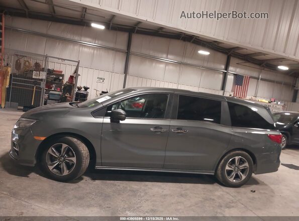 5FNRL6H86JB007596 2018 HONDA ODYSSEY Gray 