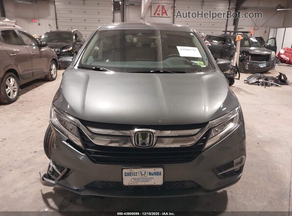 5FNRL6H86JB007596 2018 HONDA ODYSSEY Gray 