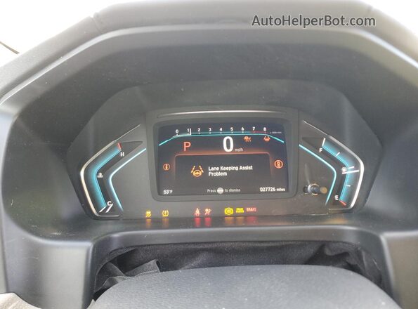 5FNRL6H88PB011867 2023 HONDA ODYSSEY White Widok zestawu wskaźników