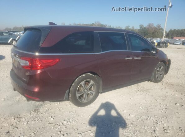 5FNRL6H8XJB076873 2018 HONDA ODYSSEY Burgundy 