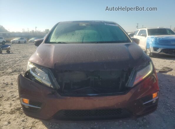5FNRL6H8XJB076873 2018 HONDA ODYSSEY Burgundy 