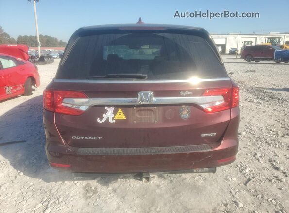 5FNRL6H8XJB076873 2018 HONDA ODYSSEY Burgundy 