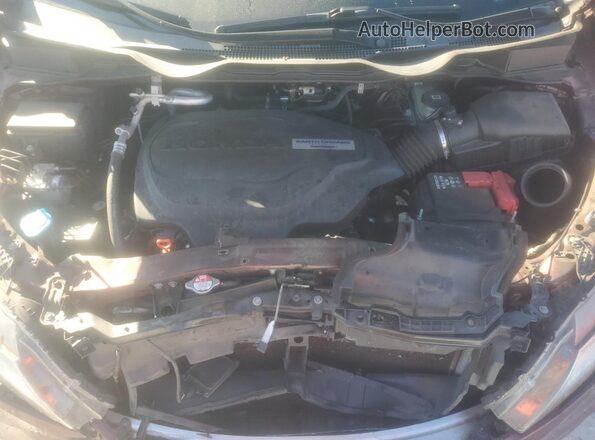 5FNRL6H8XJB076873 2018 HONDA ODYSSEY Burgundy 