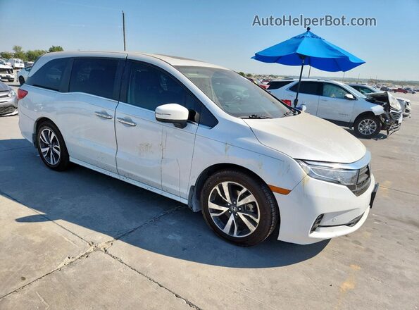 5FNRL6H8XMB032196 2021 HONDA ODYSSEY White Delantero derecho