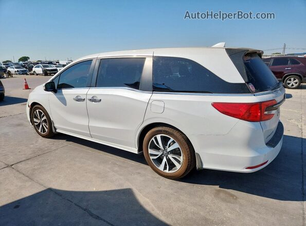 5FNRL6H8XMB032196 2021 HONDA ODYSSEY White Trasero izquierdo