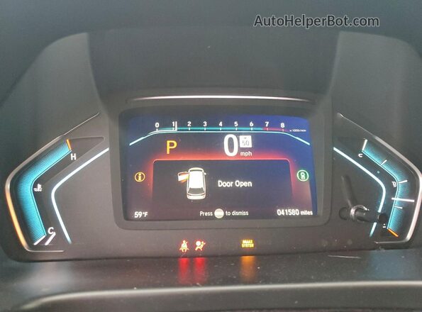 5FNRL6H90RB033230 2024 HONDA ODYSSEY Black ხელსაწყოთა პანელის ხედი