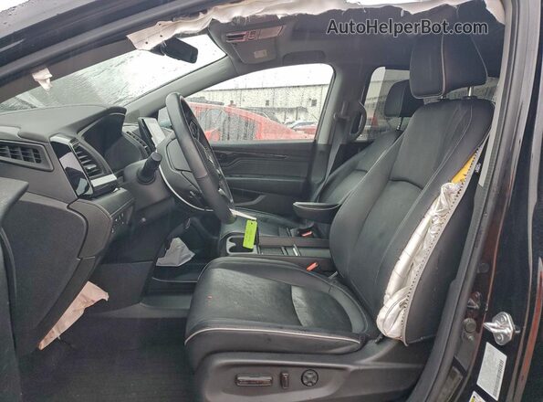 5FNRL6H90RB033230 2024 HONDA ODYSSEY Black წინა სალონის ხედი