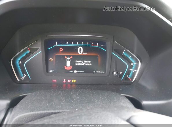 5FNRL6H93JB050043 2018 HONDA ODYSSEY White Հետևի նստատեղերի տեսք