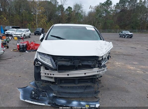 5FNRL6H94JB001840 2018 HONDA ODYSSEY White Vista del cuadro de instrumentos