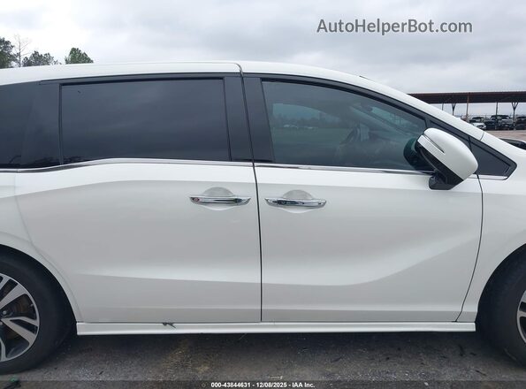 5FNRL6H94JB001840 2018 HONDA ODYSSEY White Vista interior trasera