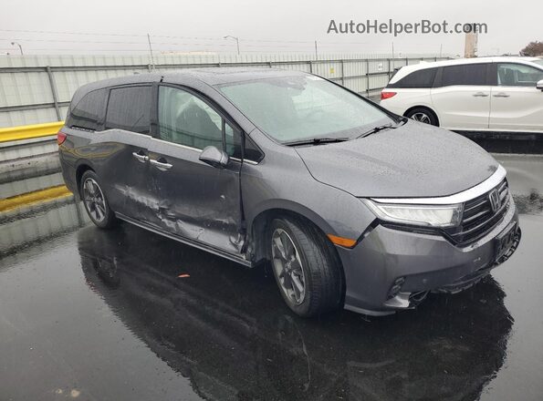 5FNRL6H95RB019923 2024 HONDA ODYSSEY Серый Передняя правая четверть