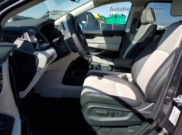 5FNRL6H95SB076290 2025 HONDA ODYSSEY Gray Вид салону спереду
