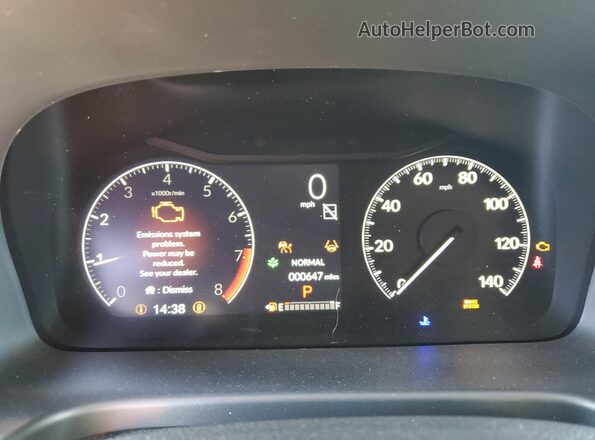 5FNRL6H95SB076290 2025 HONDA ODYSSEY Gray Вид щитка приладів