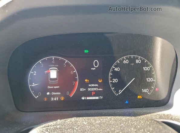 5FNRL6H95SB085426 2025 HONDA ODYSSEY White Widok zestawu wskaźników