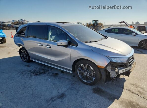 5FNRL6H96NB003773 2022 HONDA ODYSSEY Silver Передня права чверть