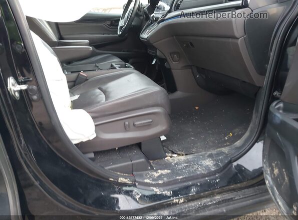 5FNRL6H97LB039405 2020 HONDA ODYSSEY Черный Вид салона спереди