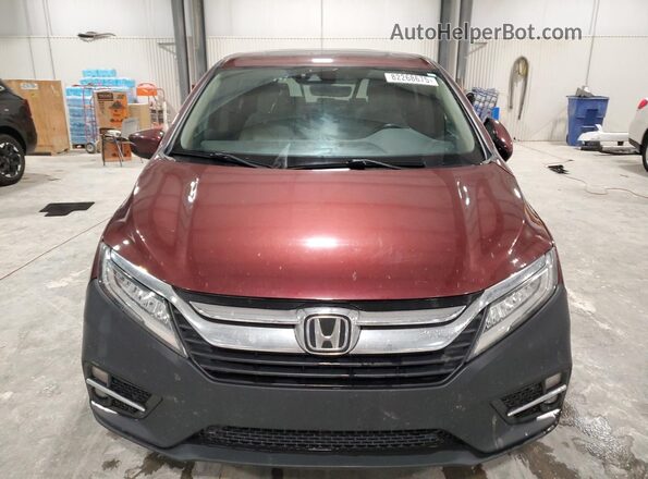 5FNRL6H98JB068862 2018 HONDA ODYSSEY Maroon 