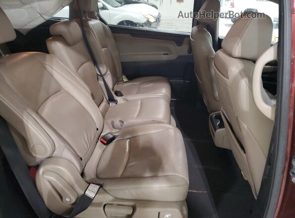 5FNRL6H98JB068862 2018 HONDA ODYSSEY Maroon 