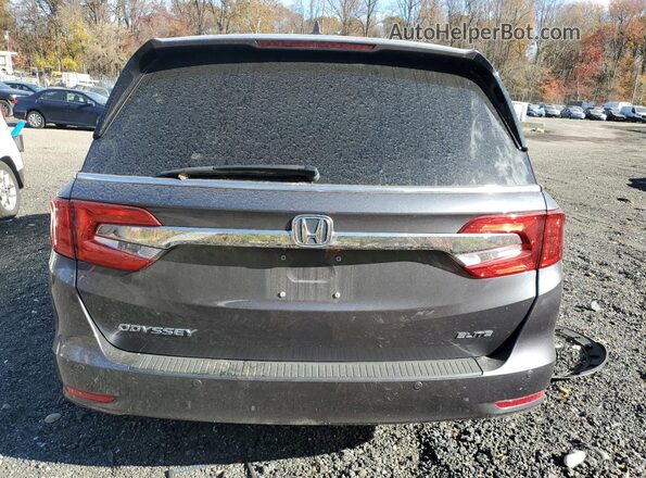 5FNRL6H9XLB039737 2020 HONDA ODYSSEY Gray უკანა ხედი