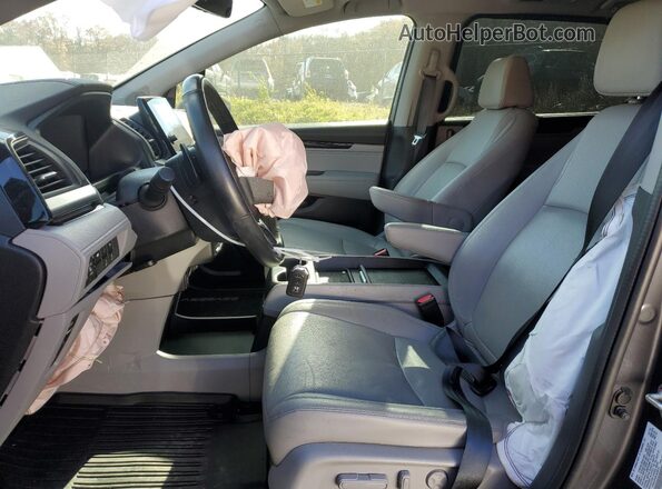 5FNRL6H9XLB039737 2020 HONDA ODYSSEY Gray წინა სალონის ხედი