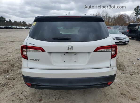 5FNYF5H11LB018184 2020 HONDA PILOT Белый Вид сзади