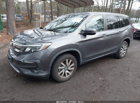 5FNYF5H38MB034515 2021 HONDA PILOT Серый Передняя левая четверть
