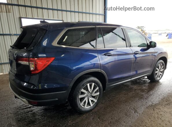5FNYF5H52KB003131 2019 HONDA PILOT Blue Tył prawy