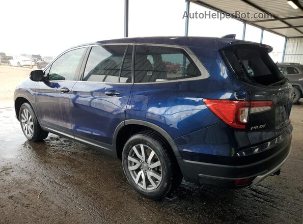 5FNYF5H52KB003131 2019 HONDA PILOT Blue Tył lewy