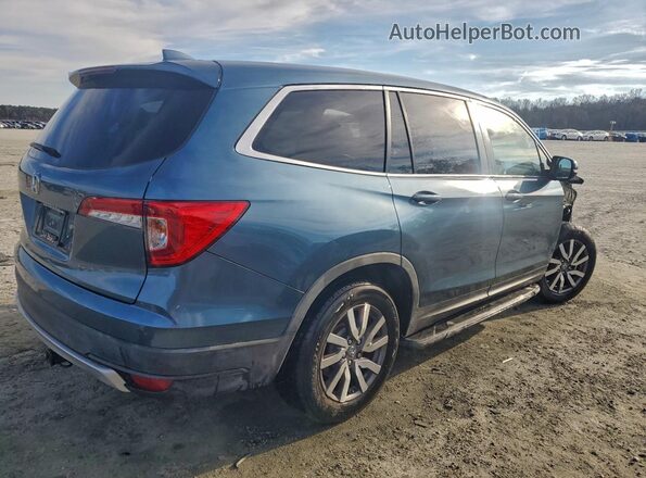 5FNYF5H52LB010954 2020 HONDA PILOT Бирюзовый Задняя правая четверть