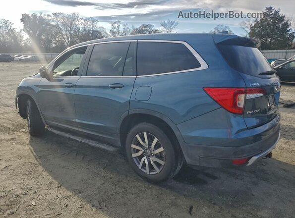 5FNYF5H52LB010954 2020 HONDA PILOT Бирюзовый Задняя левая четверть