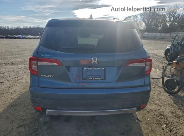 5FNYF5H52LB010954 2020 HONDA PILOT Бирюзовый Вид сзади