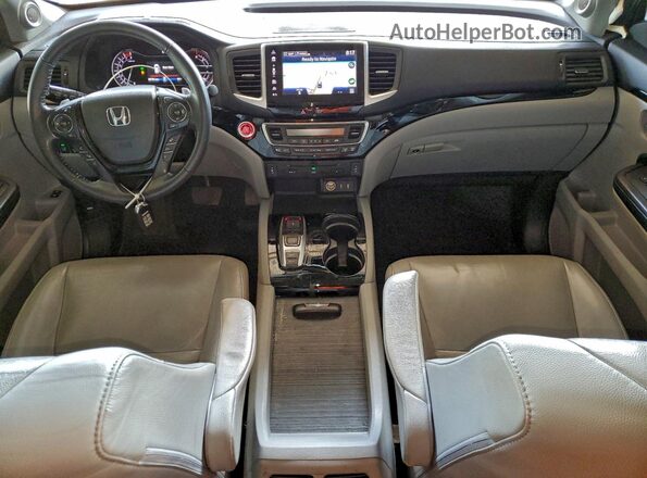 5FNYF5H96JB012724 2018 HONDA PILOT Black Widok deski rozdzielczej