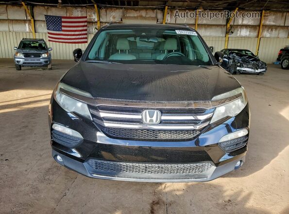 5FNYF5H96JB012724 2018 HONDA PILOT Black Widok z przodu