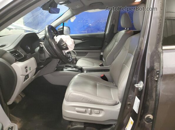 5FNYF6H04NB025243 2022 HONDA PILOT Charcoal Вид салону спереду