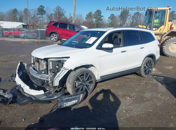 5FNYF6H09LB026532 2020 HONDA PILOT White Առջևի ձախ երեք քառորդ տեսարան