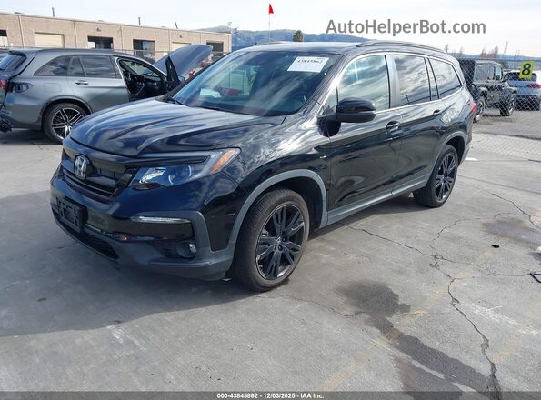 5FNYF6H23MB097650 2021 HONDA PILOT Black Przód lewy