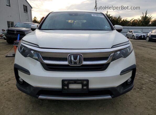 5FNYF6H35KB079625 2019 HONDA PILOT White 