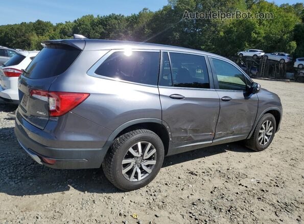 5FNYF6H37LB034185 2020 HONDA PILOT Gray Trasero derecho