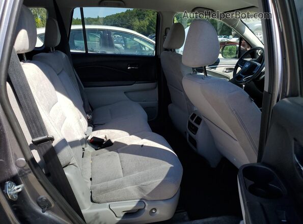 5FNYF6H37LB034185 2020 HONDA PILOT Gray Vista interior trasera
