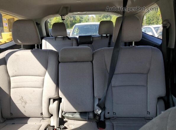 5FNYF6H37LB034185 2020 HONDA PILOT Gray Vista de los asientos traseros