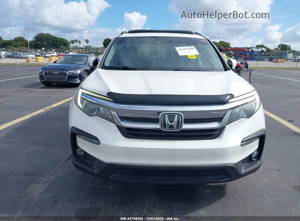 5FNYF6H41KB016286 2019 HONDA PILOT White Widok z przodu