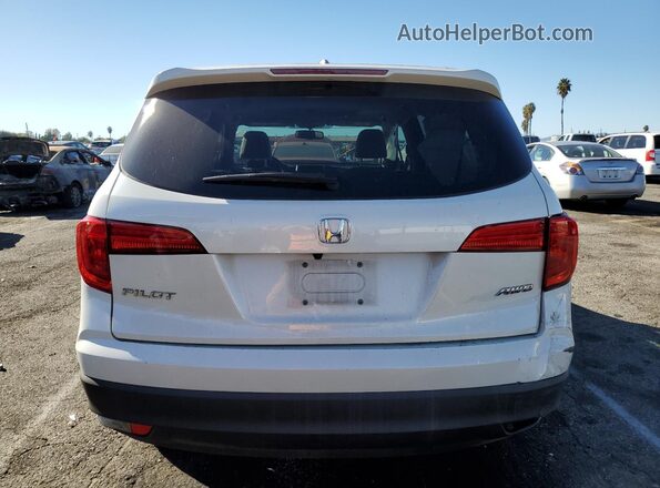5FNYF6H50JB059167 2018 HONDA PILOT White 