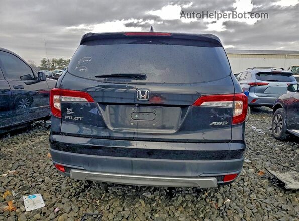 5FNYF6H51MB046528 2021 HONDA PILOT Black Widok z tyłu