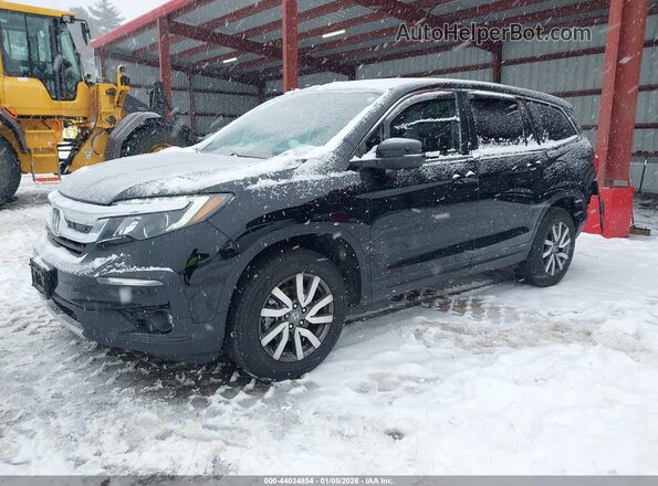 5FNYF6H52KB072763 2019 HONDA PILOT Black Передня ліва чверть