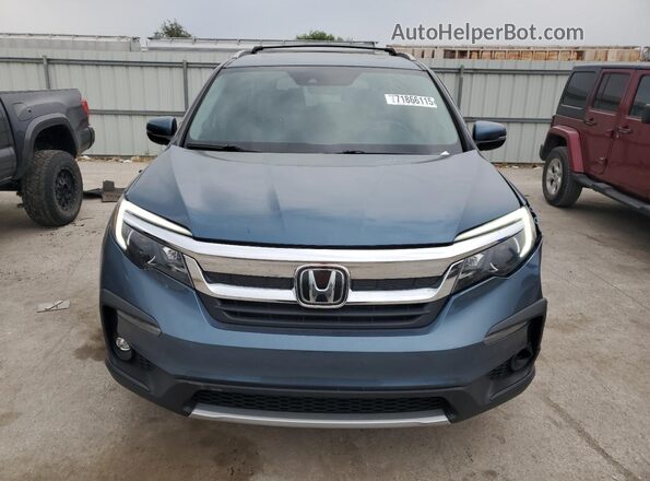 5FNYF6H53LB022732 2020 HONDA PILOT Blue Front view