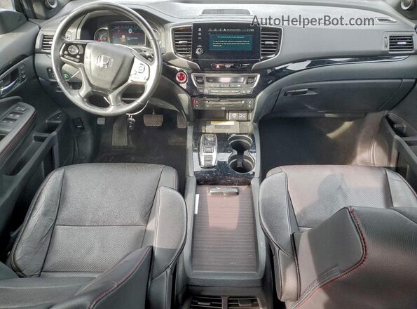 5FNYF6H7XNB030993 2022 HONDA PILOT White Вид панелі приладів