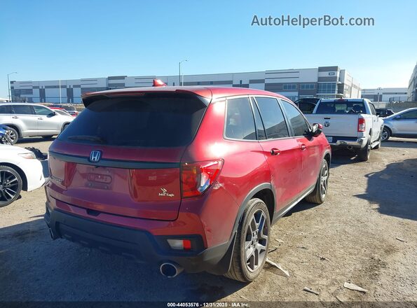 5FNYF7H50NB002124 2022 HONDA PASSPORT Red Tył prawy