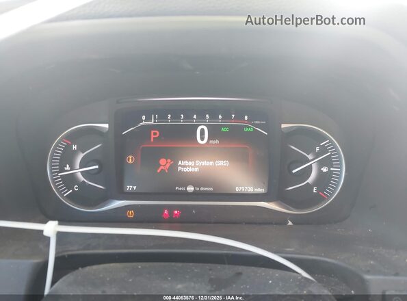 5FNYF7H50NB002124 2022 HONDA PASSPORT Red Widok tylnych siedzeń